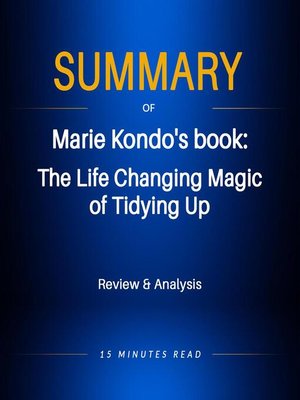 cover image of Summary of Marie Kondo's book